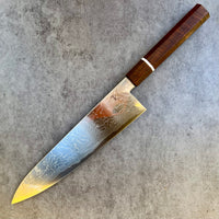 Custom Mert Tansu SG2 Damascus Gyuto 260 mm - Western Myall