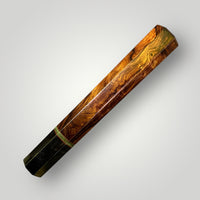 Custom Japanese Knife handle (wa handle) for 240-260 mm : Old Growth Desert Ironwood and horn
