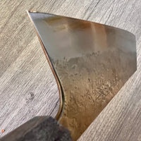 Custom Matsubara B2 Nashiiji Tall Bunka 180 mm- maple and turquoise