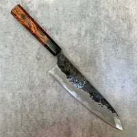 Custom Manaka Kisuke Aogami 1 Gyuto 210mm - Desert Ironwood and horn