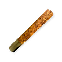Custom Japanese Knife handle (wa handle) for 240-260 mm : Thuya Burl and Marbled Horn