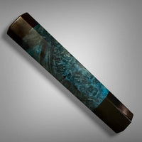 Custom Japanese Knife handle (wa handle) for 240 mm: Maple burl and buffalo horn | Sugi Cutlery