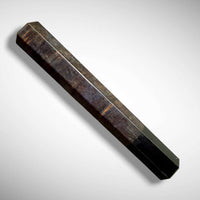 Custom Japanese Knife handle (wa handle) for 165-210 mm: Dyed sequoia burl and buffalo horn