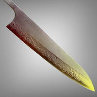 Yoshimi Kato VG-10 Nishiiji Damascus Gyuto 240 - Blade only