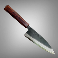 Custom Kyohei Shindo Iron clad Aogami Kurouchi Funyaki 150 mm - Cocobolo