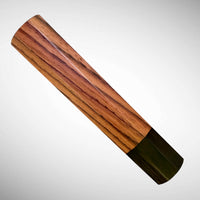 Custom Japanese Knife handle (wa handle) for 240-260 mm : Honduran Rosewood and African Blackwood