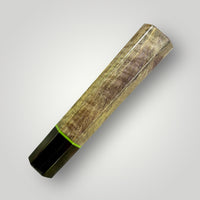 Custom Japanese Knife handle (wa handle) for 165-210 mm: Dyed mango and horn