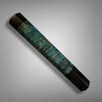 Custom Japanese Knife handle (wa handle) for 240 mm: Maple burl and buffalo horn | Sugi Cutlery