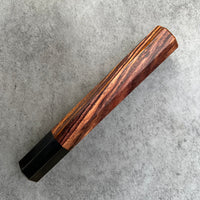Custom Japanese Knife handle (wa handle) for 165-210mm - Cocobolo and horn