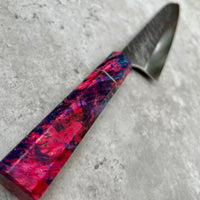 Custom Yu Kurosaki Fujin SG2 Hammered Gyuto 210 - Box elder burl