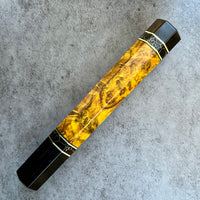 Custom Japanese Knife handle (wa handle) for 240mm - Chittum burl and horn