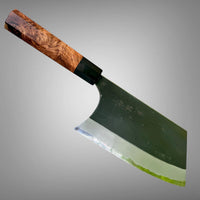 Custom Sugi Tadokoro Nakagawa W2 Tank 180mm - Honduran Rosewood Burl and buffalo horn