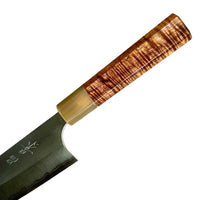 Custom Masakage Yuki Nashiji Shirogami #2 Gyuto 210 - Koa and Horn