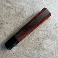 Hanoi Made Custom Japanese Knife handle (wa handle) for 240 : Siamese Rosewood and horn