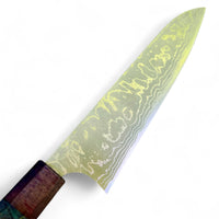 Custom Masakage Shinto W2 Gyuto 218 mm - Cosmic mix