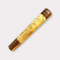 Custom Japanese Knife handle (wa handle) for 165-210 mm : Yellow Cedar burl and Koa