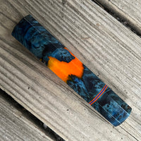 Japanese Knife handle (wa handle) for 240 mm : Maple burl hybrid
