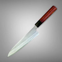 Custom Yoshikane W2 Nashiji Gyuto 210mm - Cocobolo and horn