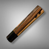 Custom Japanese Knife handle (wa handle) for 240-260mm : Mun Ebony and Buffalo horn