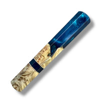 Custom Japanese Knife handle (wa handle) for 165-210 mm: Maple burl hybrid