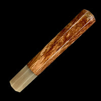 Custom Japanese Knife handle (wa handle) for 165-210mm : Koa (suble curl) and blonde
