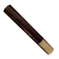 Custom Japanese Knife handle (wa handle) for 165-210mm : African Blackwood and marbled horn
