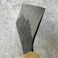 Custom Manaka Kisuke Iron Clad Aogami 1 Nakiri 175 mm - Cocobolo and blonde