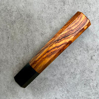 Custom Japanese Knife handle (wa handle) for 165-210mm - Cocobolo and horn