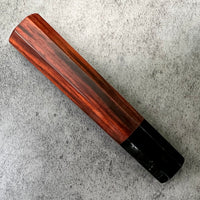 Hanoi Made Custom Japanese Knife handle (wa handle) for 165-180 : Saimese Rosewood and horn