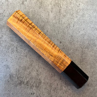 Custom Japanese Knife handle (wa handle) for 165-210 mm : Tasmanian Blackwood and horn