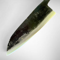 Hatsukokoro Kurogane Ironclad Blue 2 Santoku 165 mm - Blade Only