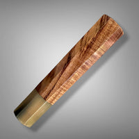 Custom Japanese Knife handle (wa handle) for 165-210 mm: Tasmanian Blackwood and blonde