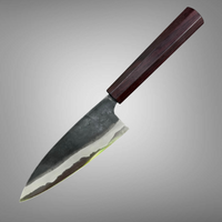 Custom Kyohei Shindo Iron clad Aogami Kurouchi Funyaki 150 mm - East India Rosewood