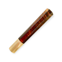 Custom Japanese Knife handle (wa handle) for 165-210 mm : Crotch Cocobolo and blonde