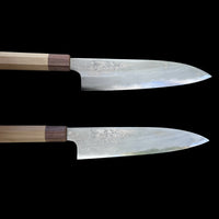 Mazaki Damascus Gyuto Hon-Sanmai 210mm Aogami 2
