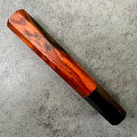 Hanoi Made Custom Japanese Knife handle (wa handle) for 165-180 : Saimese Rosewood and horn