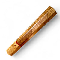 Custom Japanese Knife handle (wa handle) for 210 mm: Hawaiian Koa and Karelian birch