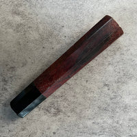 Hanoi Made Custom Japanese Knife handle (wa handle) for 240 : Siamese Rosewood and horn