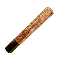Custom Japanese Knife handle (wa handle) for 165-210mm : Macadamia and marbled horn