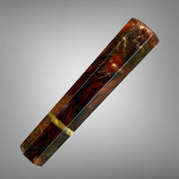 Custom Japanese Knife handle (wa handle) for 165-210 mm: Mesquite burl hybrid