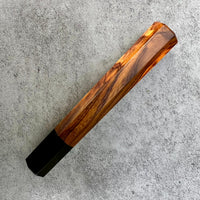 Custom Japanese Knife handle (wa handle) for 165-210mm - Cocobolo and horn