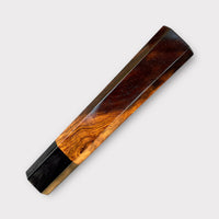 Custom Japanese Knife handle (wa handle) for 240-260 mm : Desert Ironwood and horn