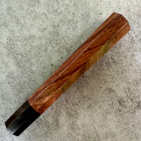 Custom Japanese Knife handle (wa handle) for 240 mm - Hormigo and African Blackwood