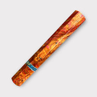 Custom Japanese Knife handle (wa handle) for 240-260 mm - Dyed maple burl