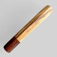 Custom Japanese Knife handle (wa handle) for 240mm : Olivewood and Honduran Rosewood
