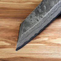 Nigara Hamono Ginsan 3 Kurozome Kiritsuke Gyuto 240 - Blade Only