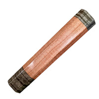 Custom Japanese Knife handle (wa handle) for 240mm : Dyed curly maple, orange is the new black