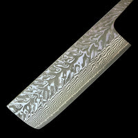 Yoshimi Kato SG2 Black Nickel Damascus Nakiri 170mm - Blade Only