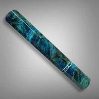 Japanese Knife handle (wa handle) for 240-260 mm : Dyed Buckeye burl and vintage poker chip