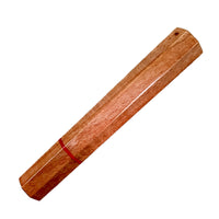 Custom Japanese Knife handle (wa handle) for 165-210mm : Dyed curly maple - Orange